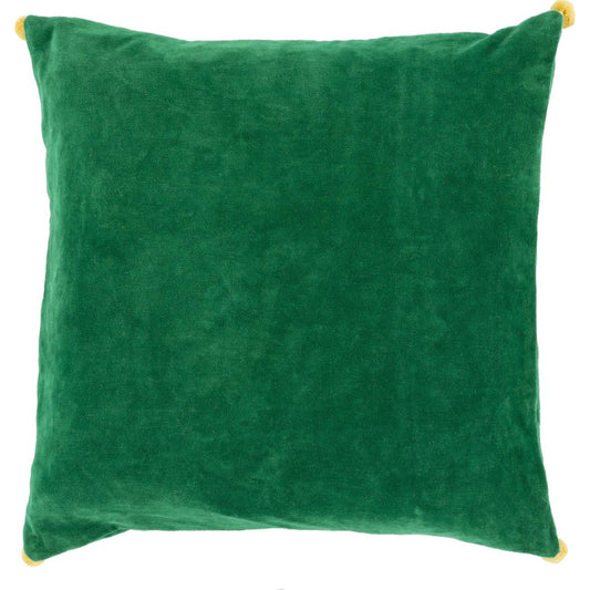 Velvet Poms Pillow - 25701 by Surya. Made from unique in a modern style.