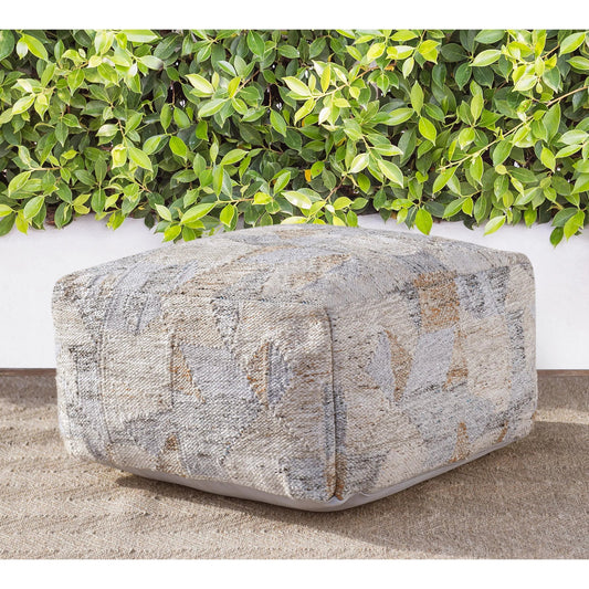 Savanna Indoor/Outdoor Square Pouf by Villa by Classic Home in multi. Made from 100% polyester in a transitional style.