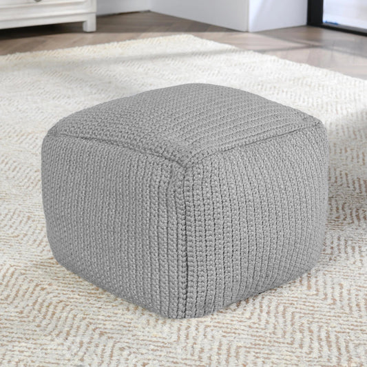 Prism Indoor Outdoor Square Pouf by Villa by Classic Home. Made from 50% polypropylene, 50% polyester in a transitional style.