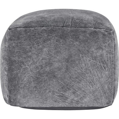 Heirloom Velvet Floor Cushion Pouf by Villa by Classic Home. Made from 100% cotton dyed to match base in a unique style.