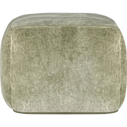 Heirloom Velvet Pouf by Villa by Classic Home in bay green. Made from 100% cotton in a unique style.