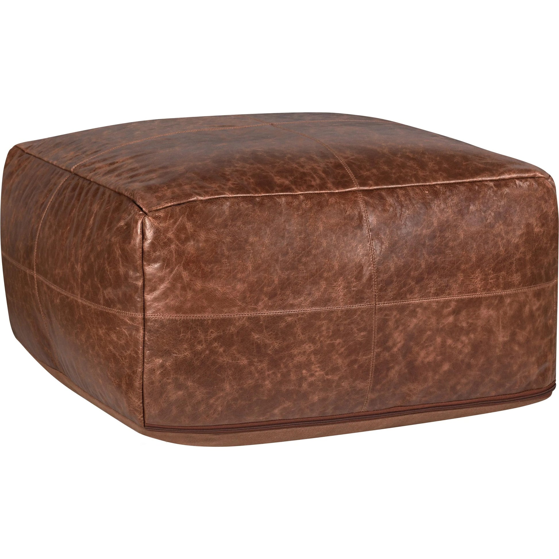 Dexter Genuine Leather Pouf by Villa by Classic Home. Made from unique in a traditional style.