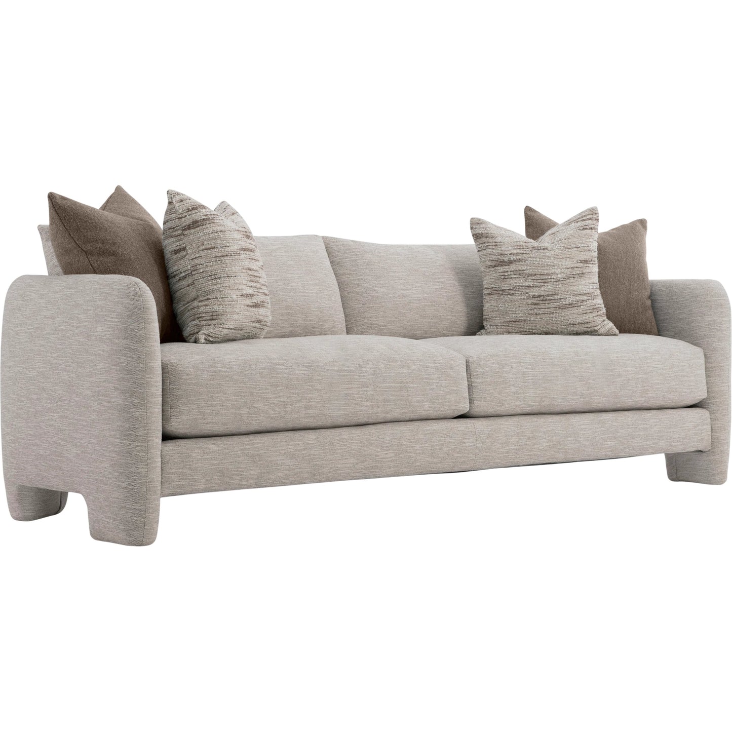 001 SI-2534159 | Primary Silo | Rowan Fabric Sofa by Bernhardt in beige. Made from fabric in a unique style.