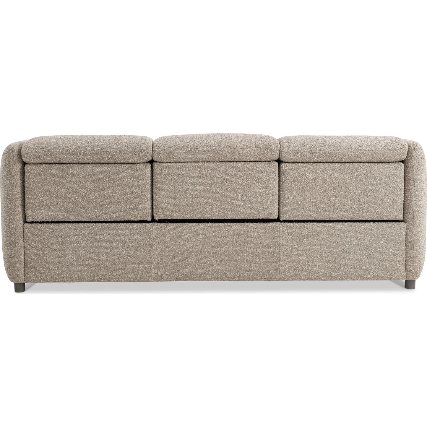 003 SI-2513405 | Additional Silo | Luc Fabric Power Motion Sofa by Bernhardt in brown. Made from fabric in a transitional style.