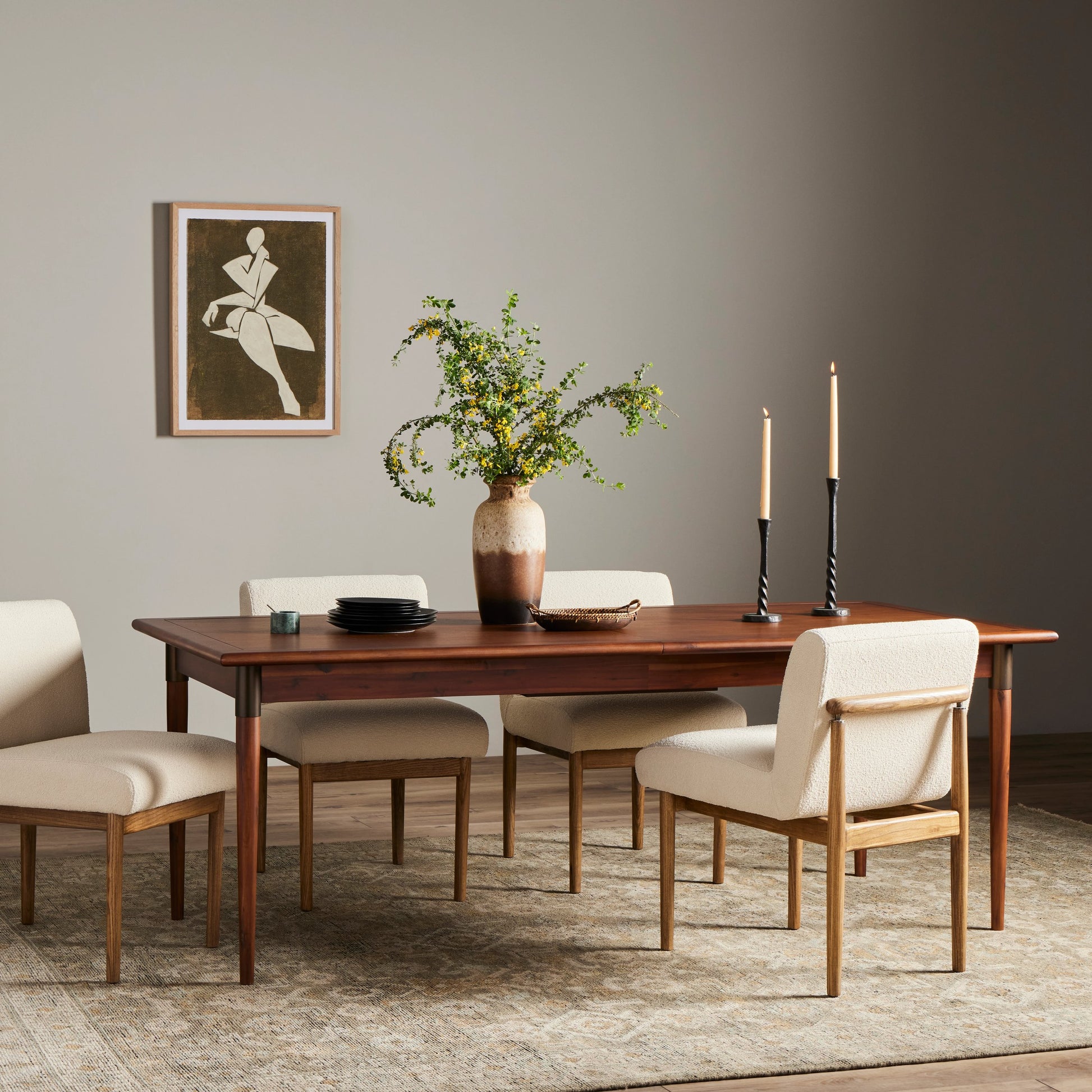 Harper Extension Dining Table by Four Hands. Made from unique in a cottage & farmhouse style.