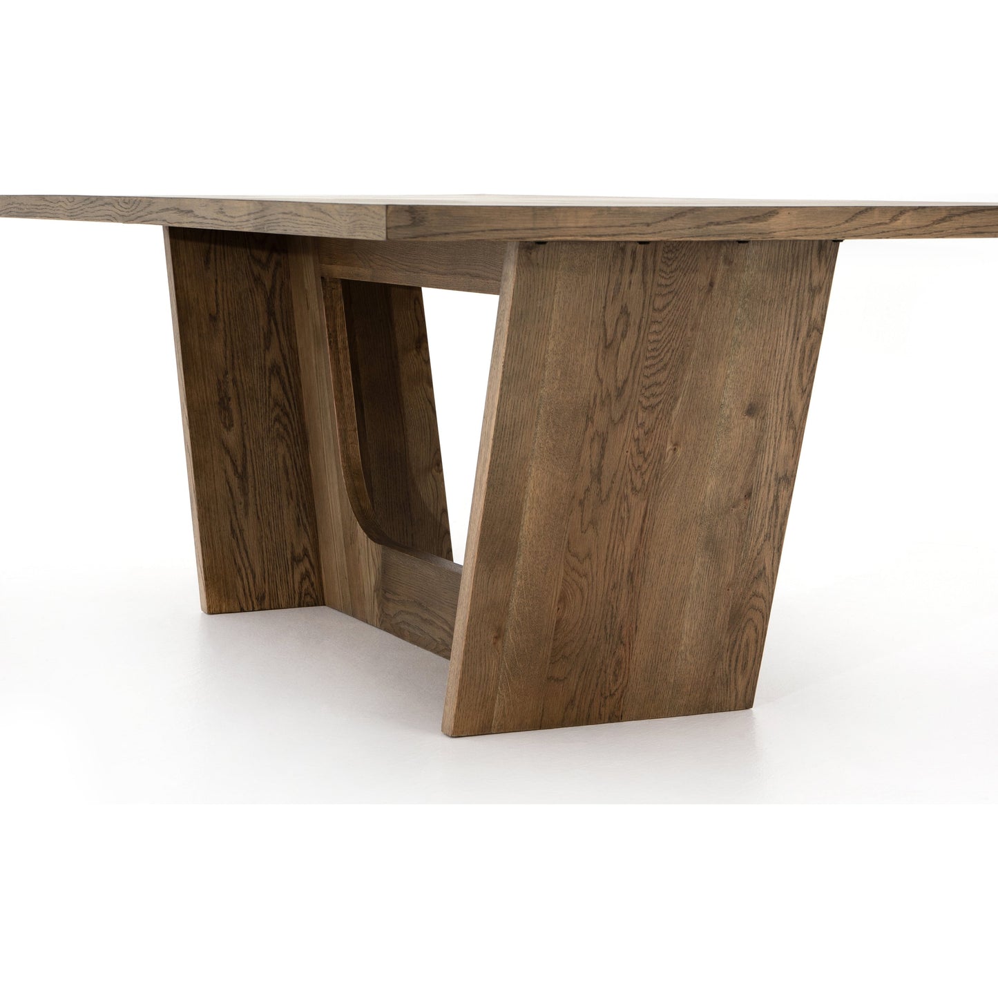 002 SI-1716431 | Additional Silo | Pryor Dining Table by Four Hands in smoked grey and smoked gray. Made from thick oak veneer, solid oak, engineered hardwood in a modern style.