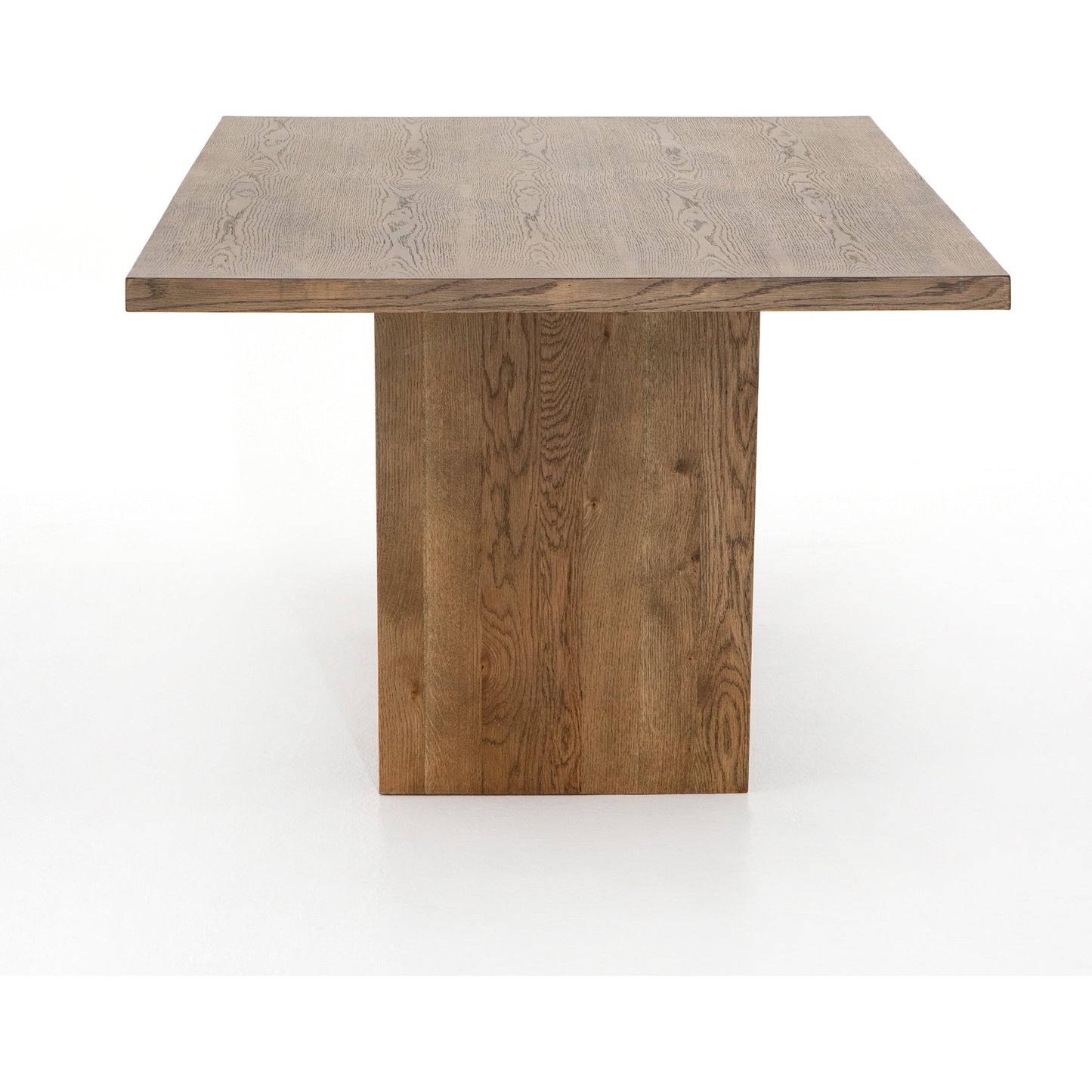 004 SI-1716431 | Additional Silo | Pryor Dining Table by Four Hands in smoked grey and smoked gray. Made from thick oak veneer, solid oak, engineered hardwood in a modern style.