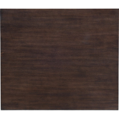House Blend Lateral File Cabinet by Hooker Furniture in dark roast. Made from quartered ash veneers, metal in a unique style.