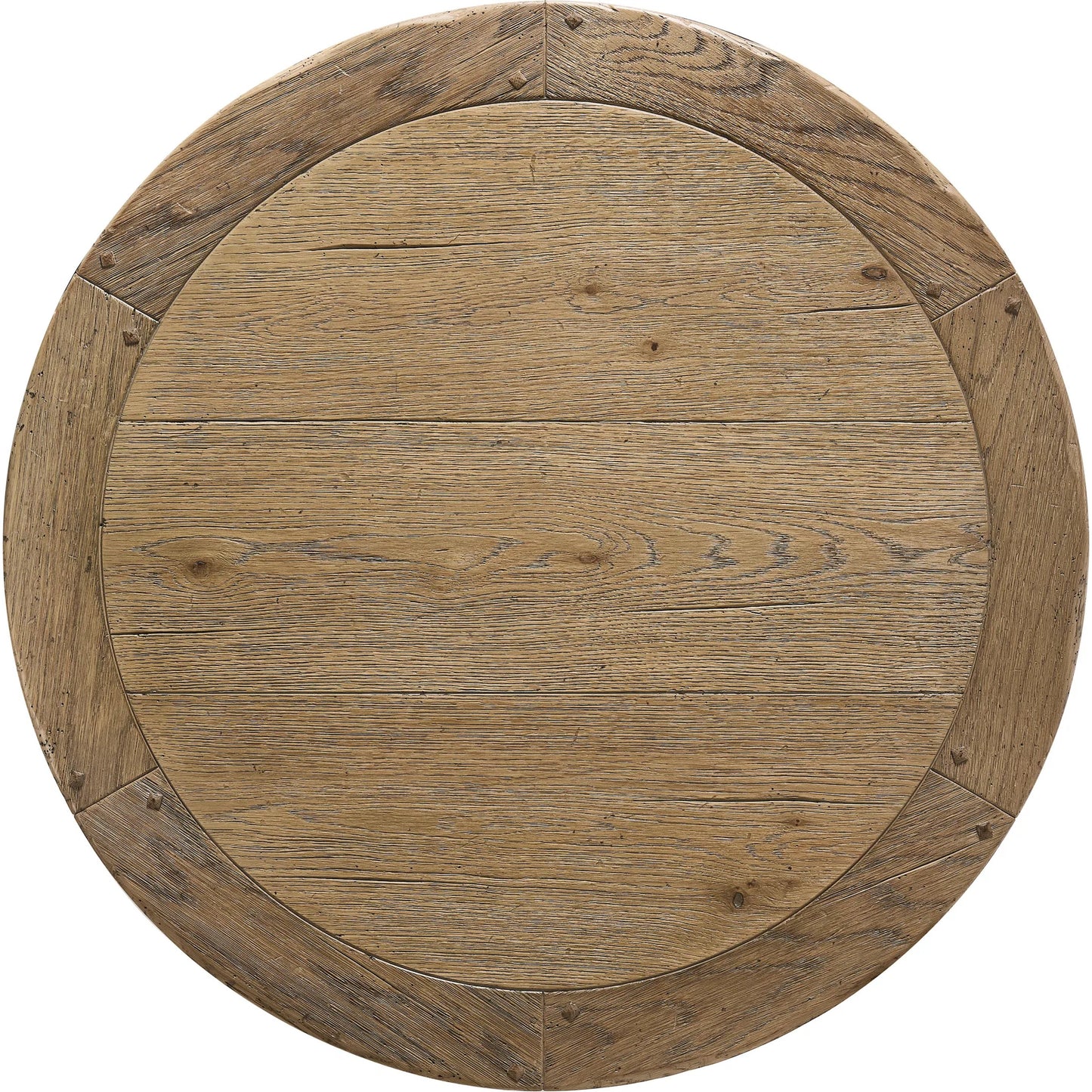 003 SI-2535713 | Additional Silo | Echo Canyon Round Bar Table by Jonathan Charles in faded oak. Made from main oak in a unique style.