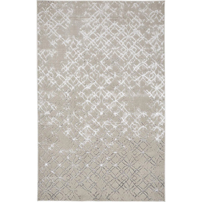 Micah Metallic Trellis Rug - 3047F by Feizy. Made from polyester, polypropylene in a unique style.