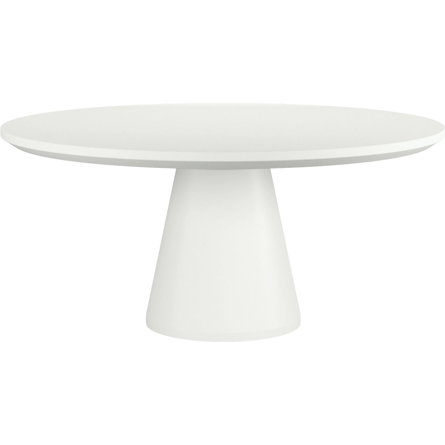 001 SI-2167258 | Primary Silo | Pedestal Outdoor Dining Table by Sunset West. Made from gfr concrete in a modern style.