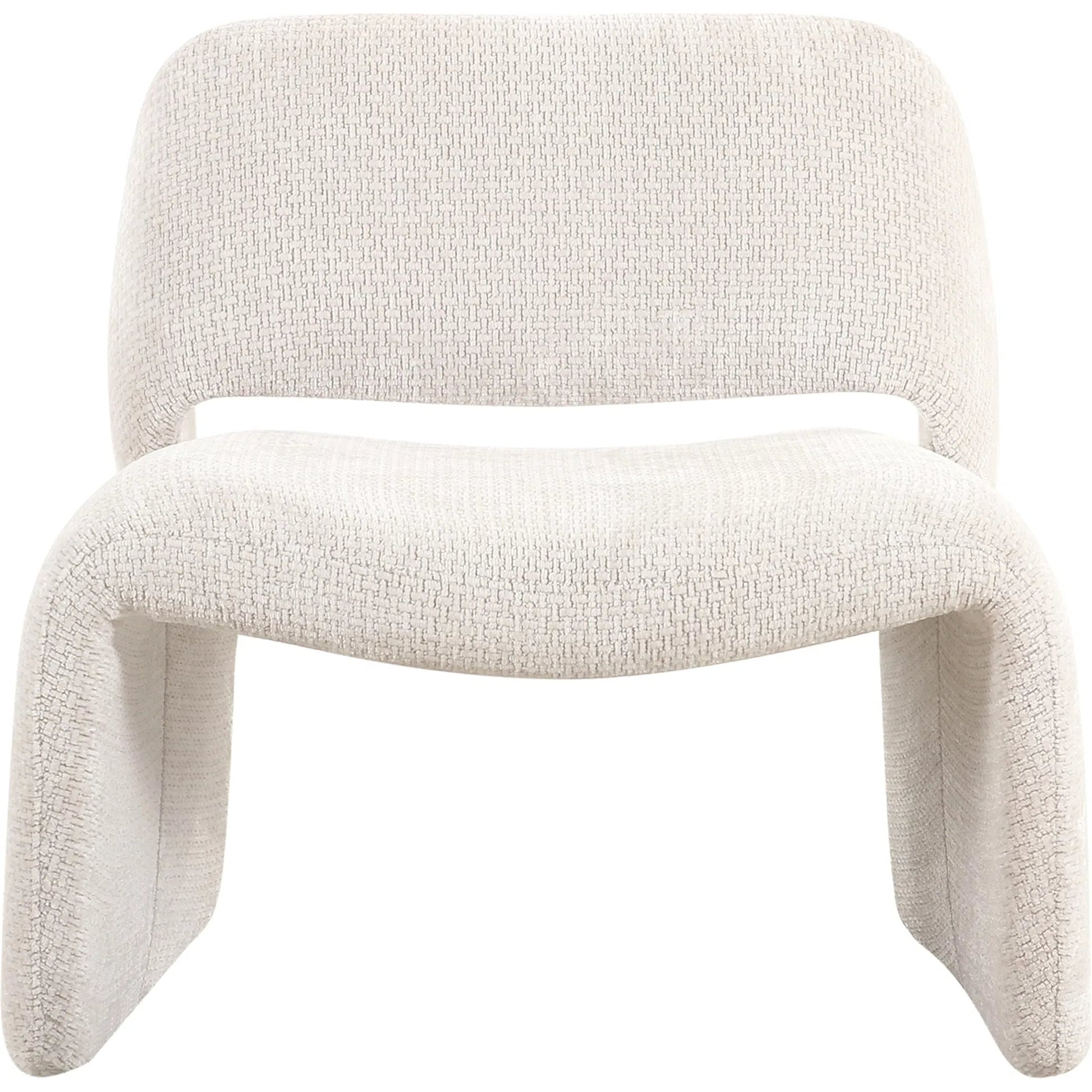 Zarina Upholstered Modern Accent Chair - PZW-21101 by Pasargad Home in ivory. Made from polyester in a unique style.