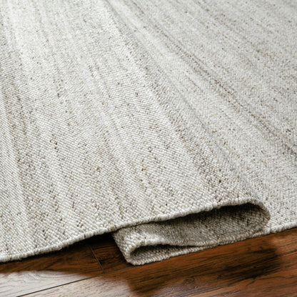 Verna VRA-2300 Indoor/Outdoor Rug by Surya in cream, light gray, medium gray, taupe. Made from 100% recycled pet yarn in a unique style.