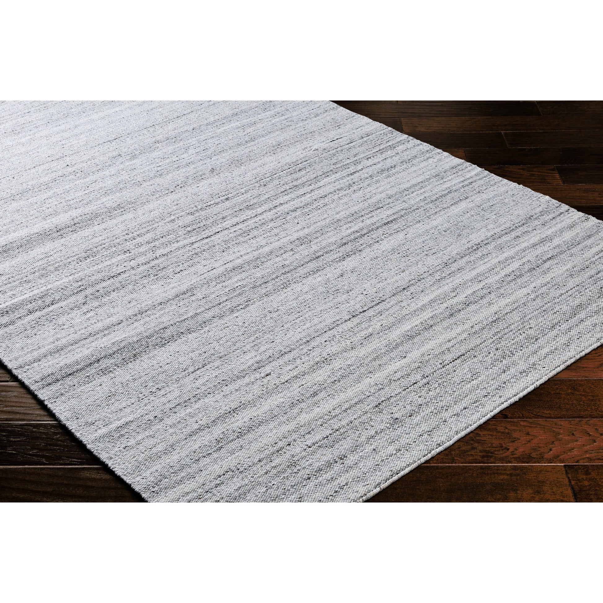 Verna VRA-2302 Indoor/Outdoor Rug by Surya in cream, light gray, medium gray, taupe, black. Made from 100% recycled pet yarn in a unique style.