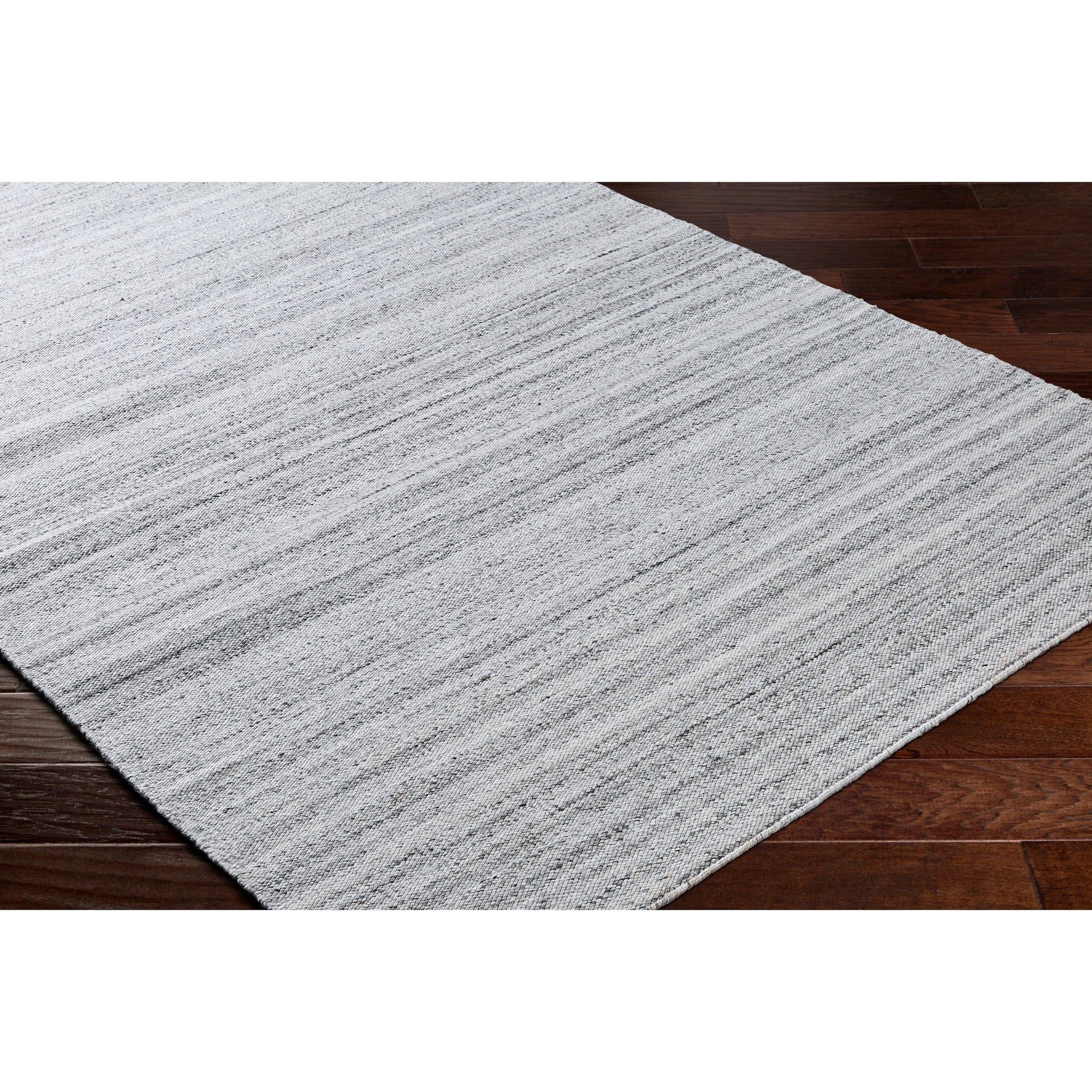 Verna VRA-2302 Indoor/Outdoor Rug by Surya in cream, light gray, medium gray, taupe, black. Made from 100% recycled pet yarn in a unique style.