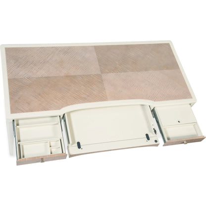 Hera Writing Desk by Hooker Furniture in whites, creams, beiges and almond white, maple. Made from unique in a transitional style.