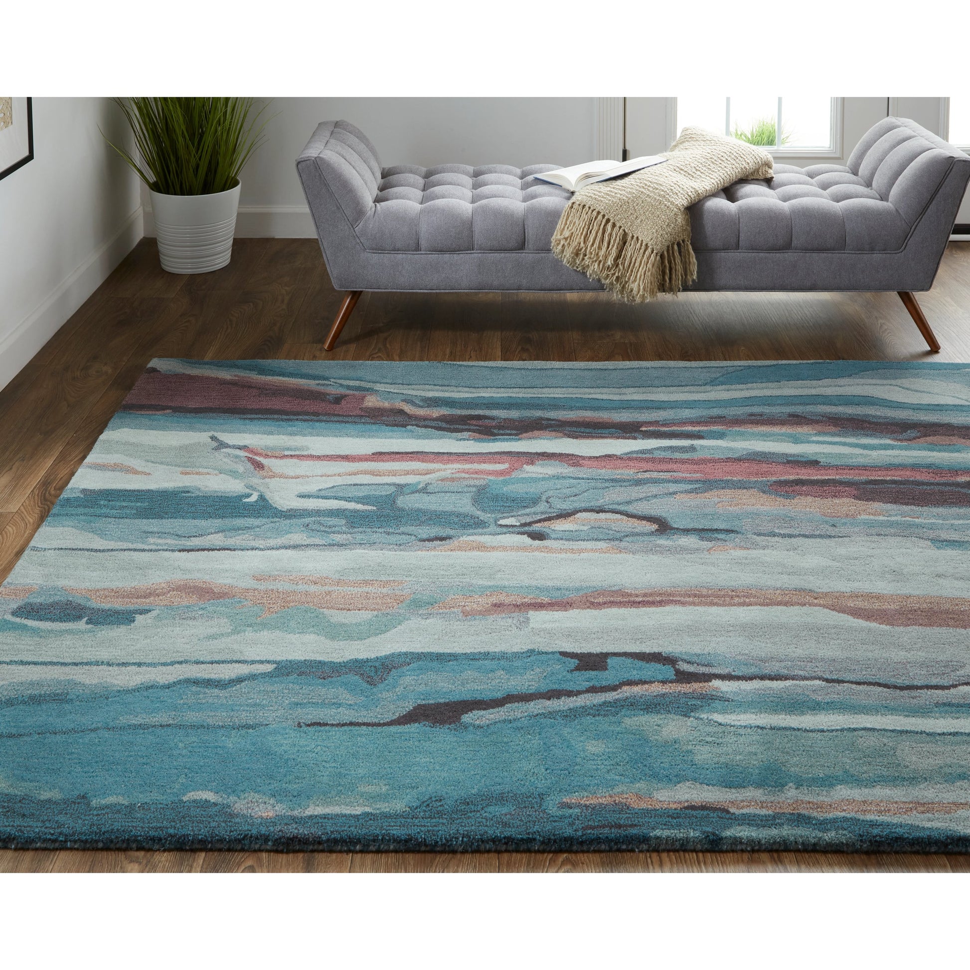 Amira Transitional Rug - 8634F by Feizy. Made from wool in a unique style.
