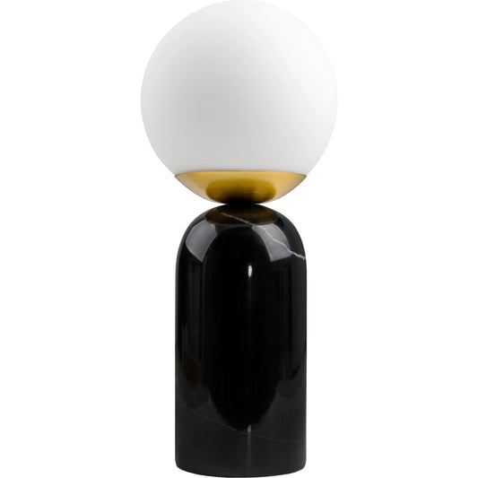 Verve Globe Lamp by Livabliss. Made from body: marble, shade (outside): glass in a modern style.