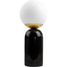 Verve Globe Lamp by Livabliss. Made from body: marble, shade (outside): glass in a modern style.