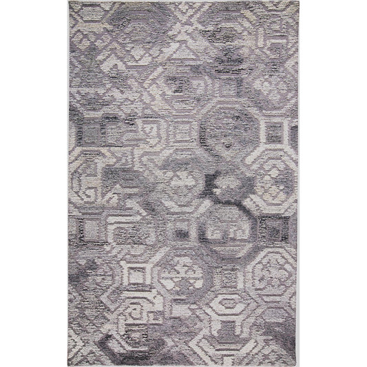 Asher Transitional Rug - 8772F by Feizy in gray, ivory, taupe. Made from wool, viscose in a unique style.