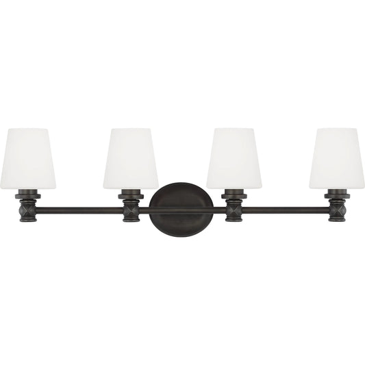 Xavierre 4-Light Vanity by Visual Comfort & Co.. Made from steel in a unique style.
