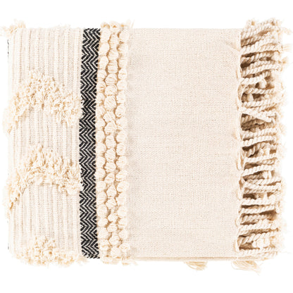 Vasant - 6621 by Livabliss in ivory, ink blue. Made from 90% cotton, 10% chenille in a eclectic & global style.