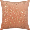 Mauve, Metallic Gold / Down Feather / 18" x 18"