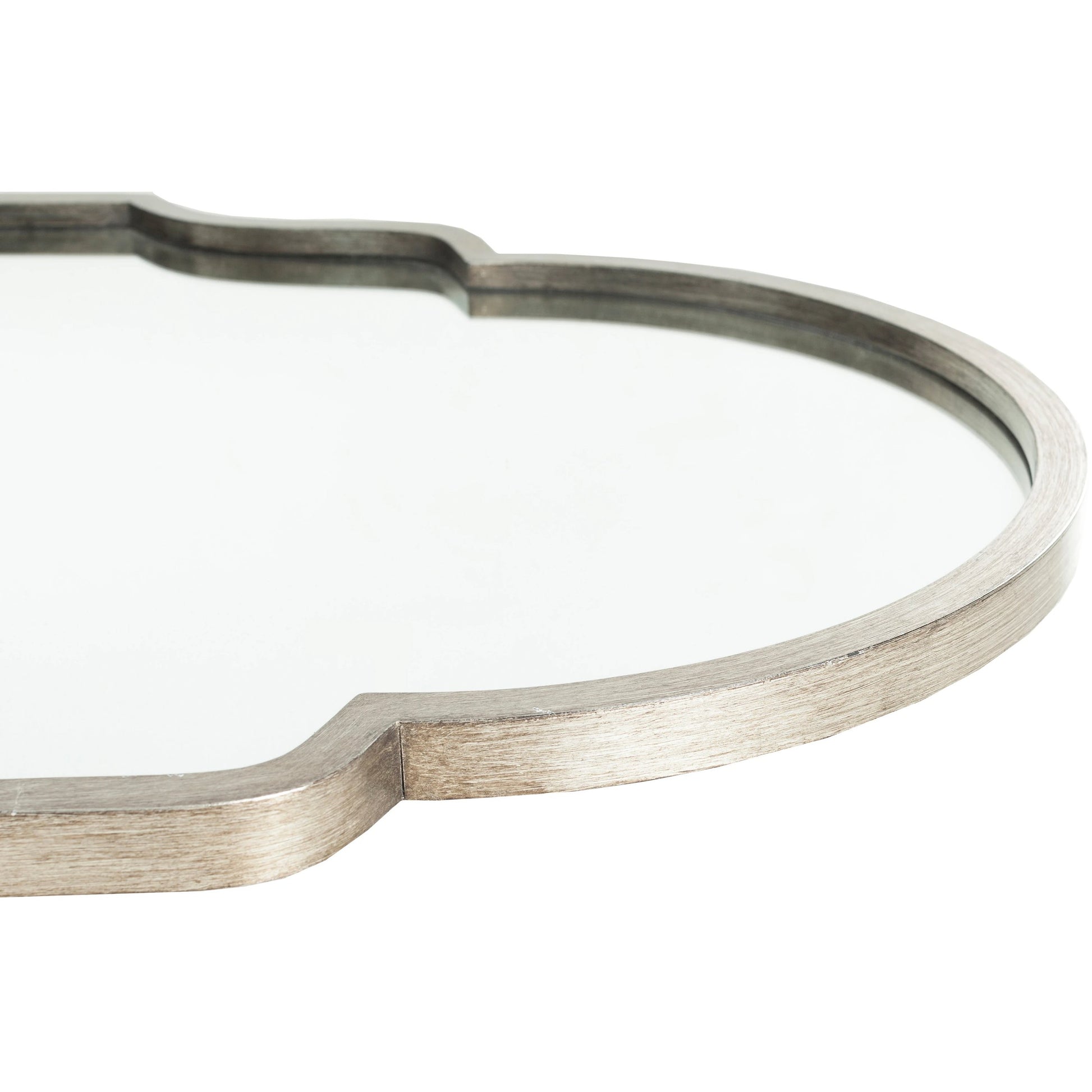 Vassar - 21933 by Surya in metallic silver. Made from metal - iron in a transitional style.