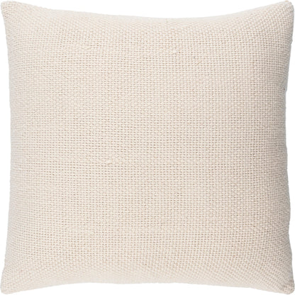Vanessa Pillow - 10904 by Surya in cream. Made from 100% cotton in a traditional style.