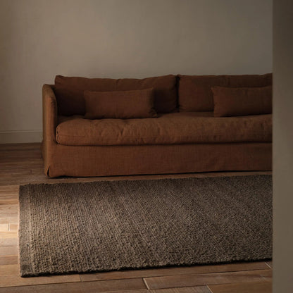 Vestra VST03 Rug by Jaipur Living in brown. Made from 65% wool 30% polyester 5% cotton in a unique style.