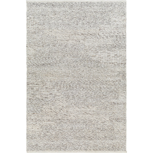Vesta Rug - 32239 by Surya in gray. Made from 100% recycled pet yarn in a unique style.