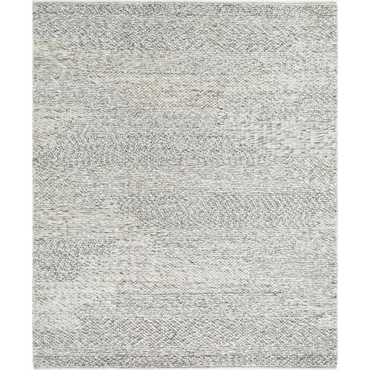 Vesta Rug - 32239 by Surya in light gray, dark brown. Made from 100% recycled pet yarn in a unique style.