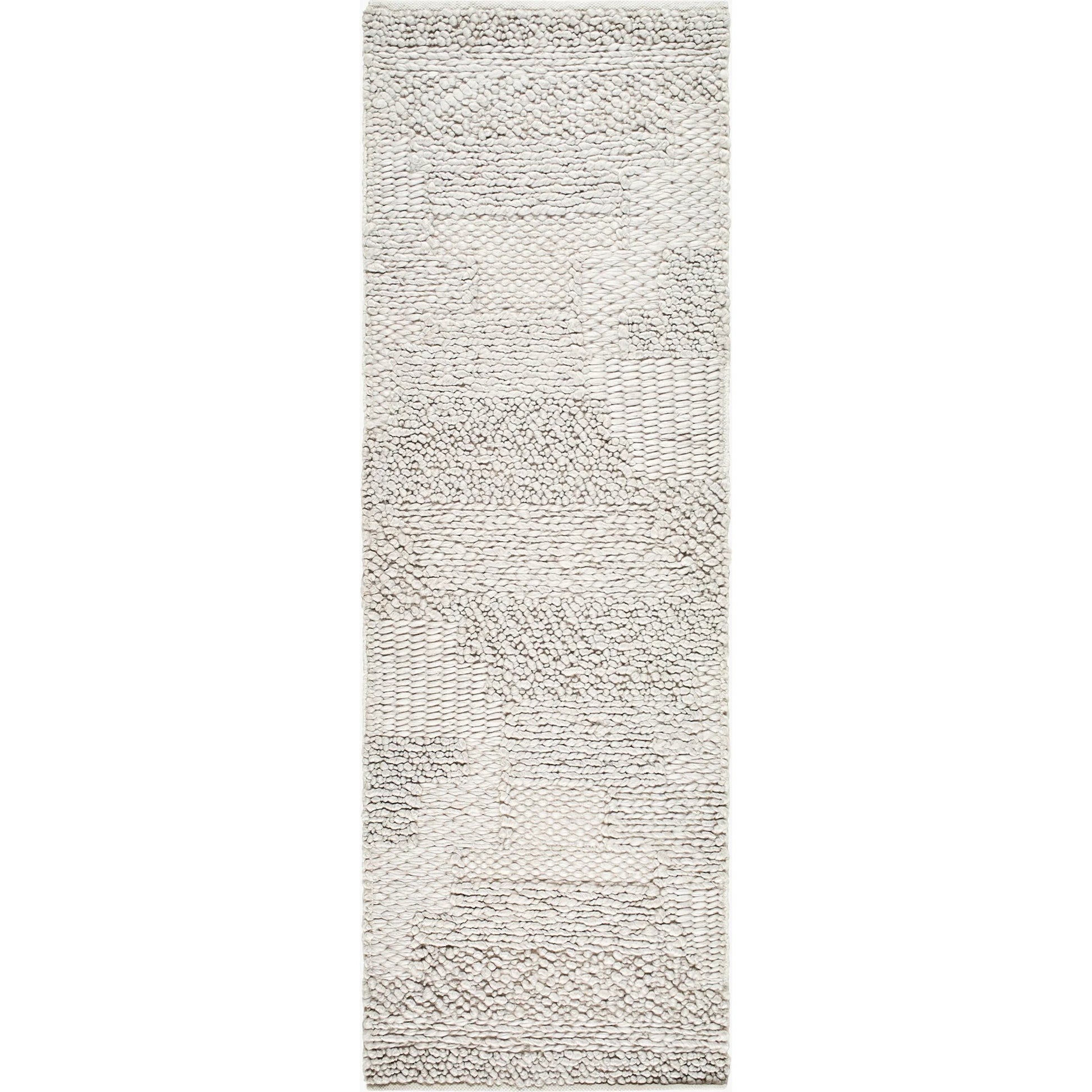 Vesta Rug - 32240 by Surya in light gray. Made from 100% recycled pet yarn in a unique style.