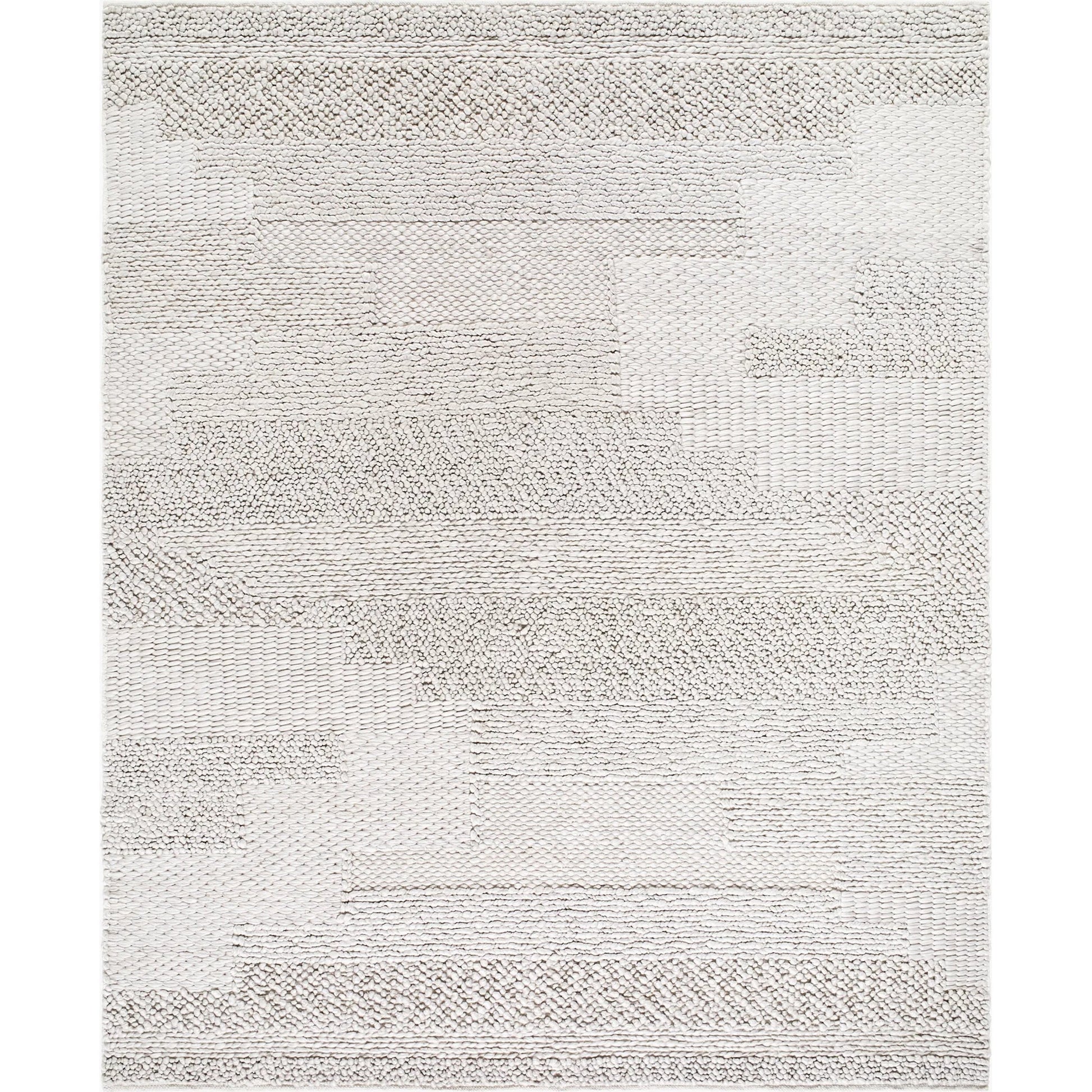 Vesta Rug - 32240 by Surya in light gray. Made from 100% recycled pet yarn in a unique style.