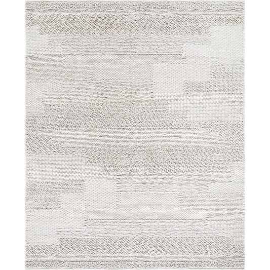 Vesta Rug - 32240 by Surya in light gray. Made from 100% recycled pet yarn in a unique style.