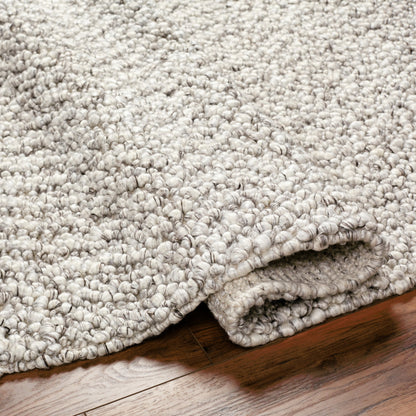 Vesta Rug - 32241 by Surya in light gray, dark brown. Made from 100% recycled pet yarn in a unique style.