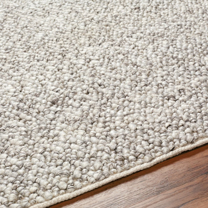 Vesta Rug - 32241 by Surya in light gray, dark brown. Made from 100% recycled pet yarn in a unique style.