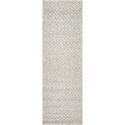 Vesta Rug - 32242 by Surya in light gray. Made from 100% recycled pet yarn in a unique style.