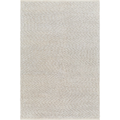 Vesta Rug - 32242 by Surya in light gray. Made from 100% recycled pet yarn in a unique style.