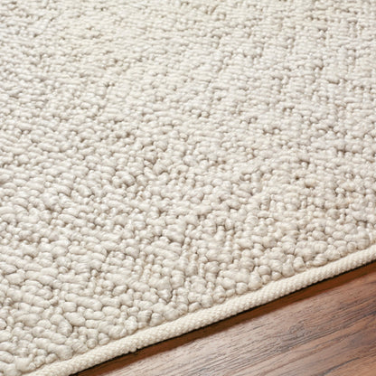 Vesta Rug - 32242 by Surya in light gray. Made from 100% recycled pet yarn in a unique style.