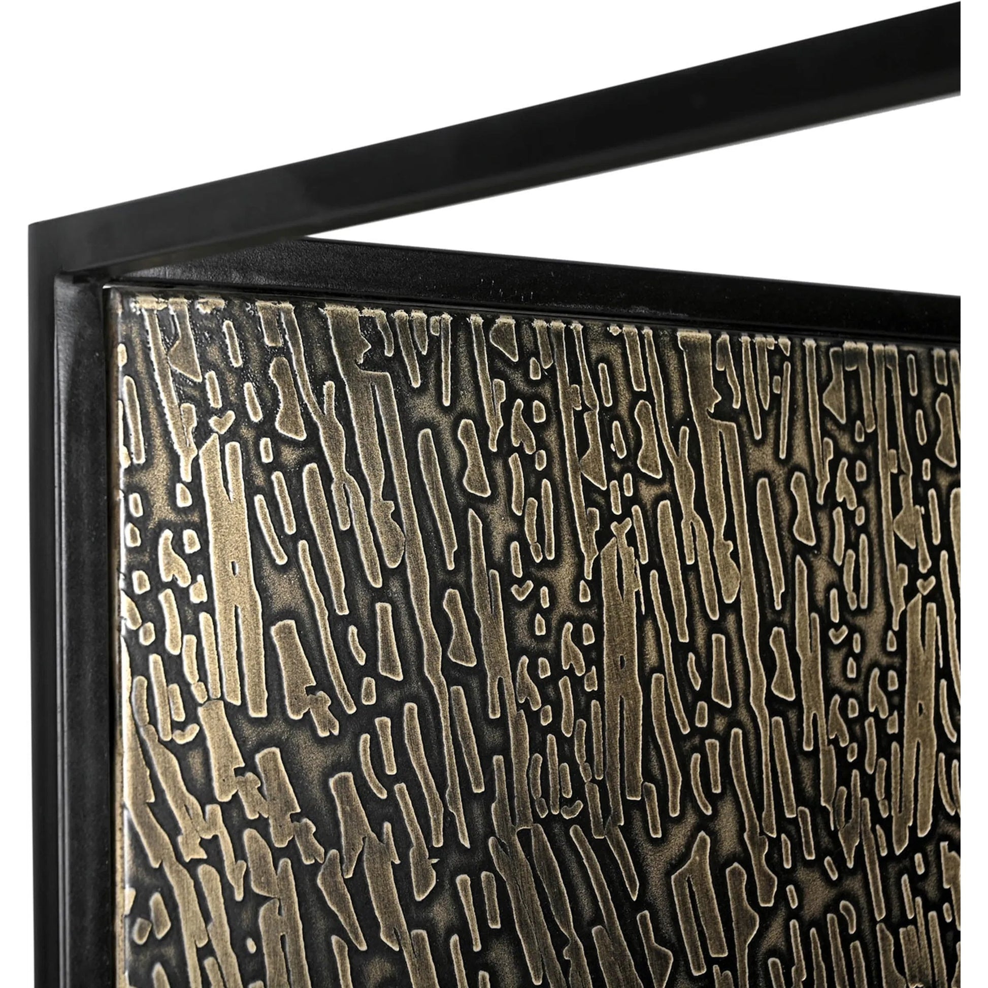 Venus Bookcase by LH Imports in matte black. Made from iron, tempered glass in a unique style.