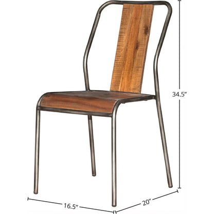 Vintage Chair by LH Imports. Made from acacia, acacia veneer, metal in a modern style.