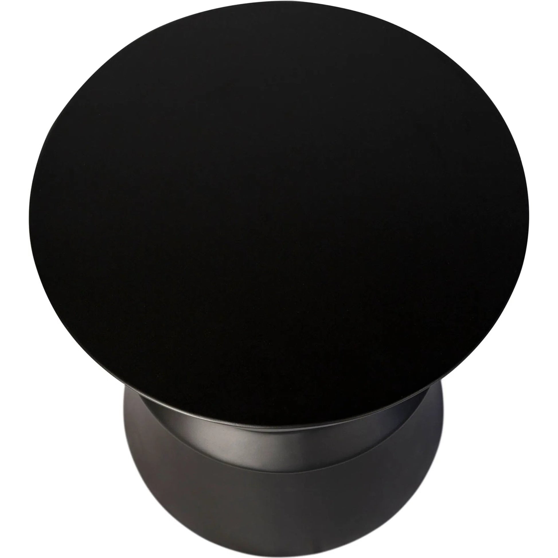 Concrete Hourglass Side Table by LH Imports. Made from concrete in a unique style.