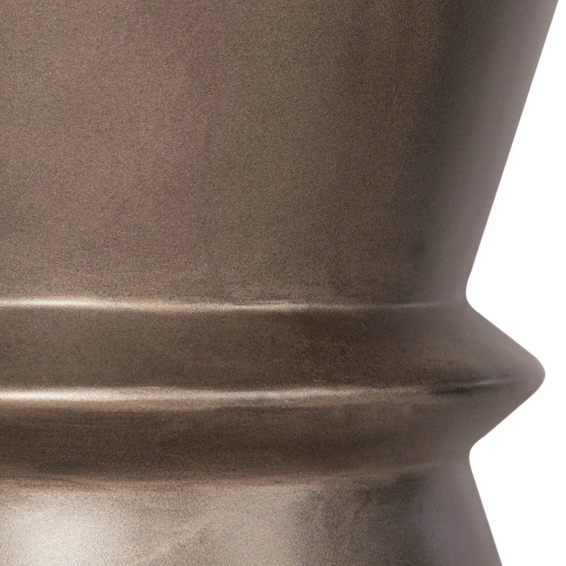 Concrete Hourglass Side Table by LH Imports. Made from concrete in a unique style.