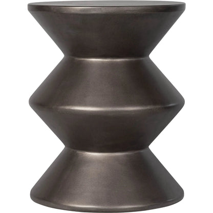 Concrete Inverted Side Table by LH Imports. Made from concrete in a unique style.