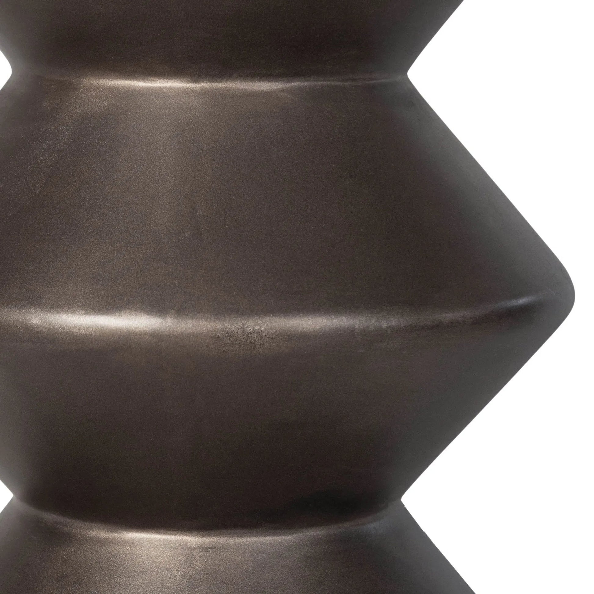 Concrete Inverted Side Table by LH Imports. Made from concrete in a unique style.