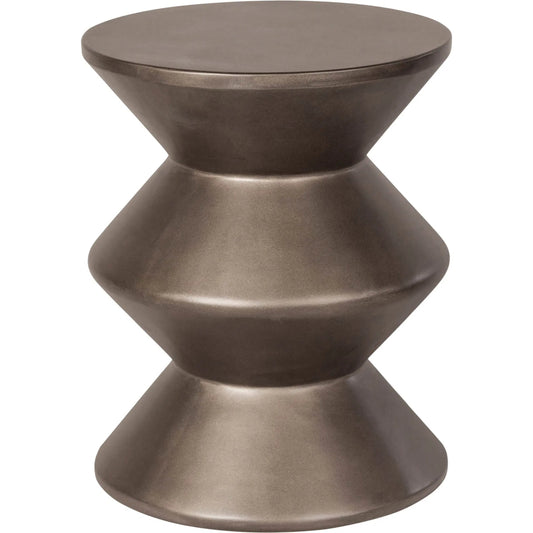 Concrete Inverted Side Table by LH Imports. Made from unique in a modern style.