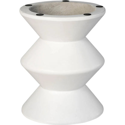 Concrete Inverted Side Table by LH Imports. Made from concrete in a unique style.