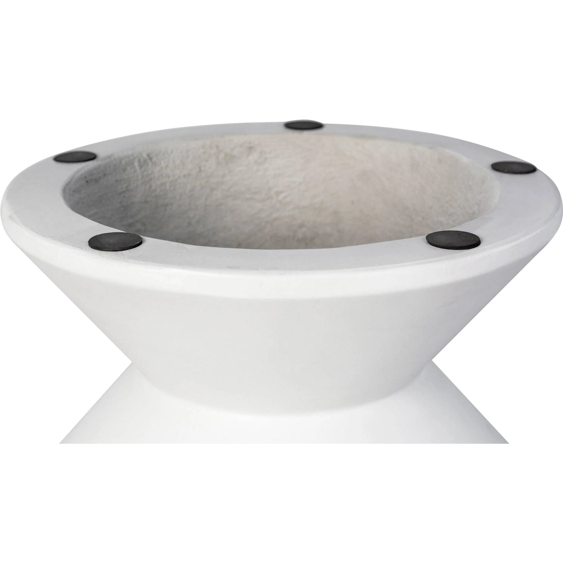 Concrete Inverted Side Table by LH Imports. Made from concrete in a unique style.