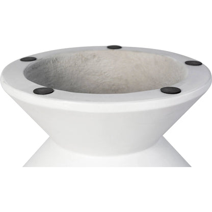 Concrete Inverted Side Table by LH Imports. Made from concrete in a unique style.